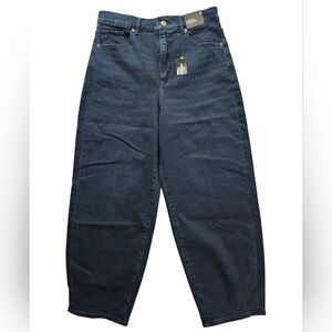 Express Women's High Rise Jeans - Deep Indigo